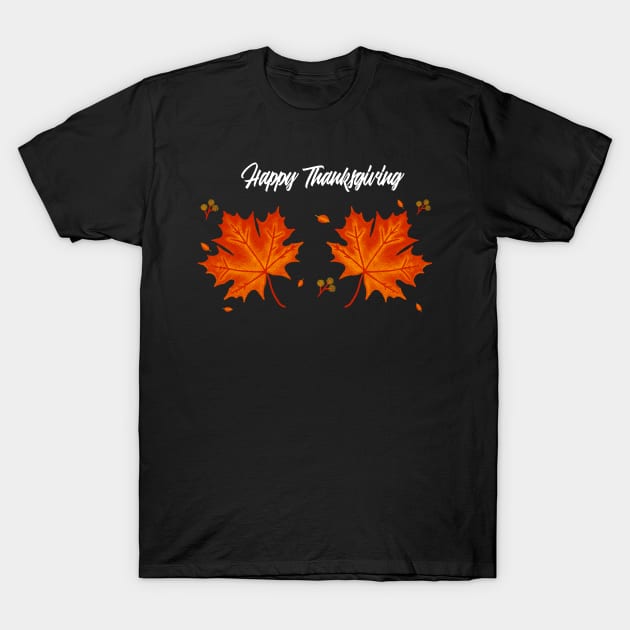 Happy Thanksgiving T-Shirt by Biddie Gander Designs